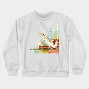 Abstract Floral Design 4 Crewneck Sweatshirt